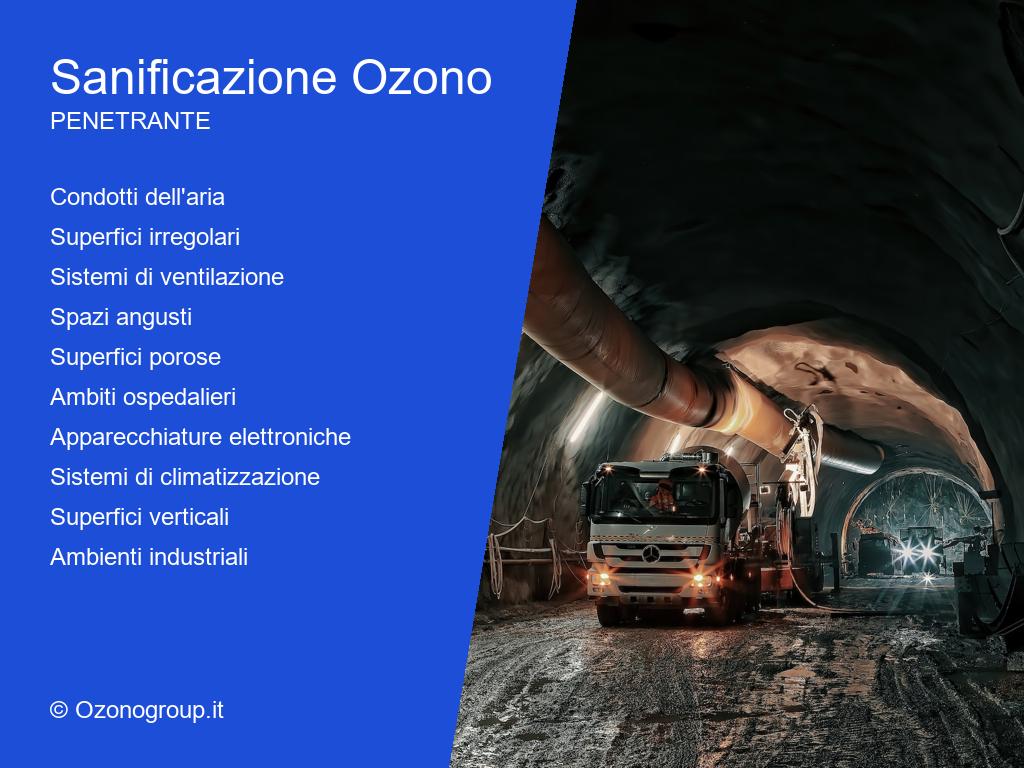 Ozono Sanificazione Benefici Penetrante